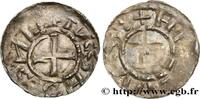 FRANKREICH Denier LANGRES - ÉVÊCHE DE LANGRES - ANONYMES. Immobilisation au nom de Louis IV d'Outremer Langres n.d. (21,5mm, 1,24g, 3h) -