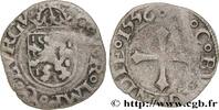 FRANKREICH Liard FRANCHE-COMTÉ - COMTÉ DE BOURGOGNE - CHARLES V DIT CHARLES QUINT Dole 1556 (15,5mm, 0,55g, 4h) -