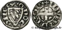 FRANKREICH Denier NIVERNAIS - COMTÉ DE NEVERS - EUDES DE BOURGOGNE et MAHAUT III Nevers n.d. (18mm, 0,79g, 3h) -