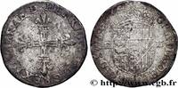 FRANKREICH Quart d'écu, faux d’époque ? NAVARRE-BEARN - HENRY III Pau 1589 (28,5mm, 8,23g, 9h) -