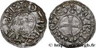 FRANKREICH Denier ORLÉANAIS - ÉVÊCHÉ D'ORLÉANS ET AU NOM D'HUGUES DE FRANCE Orléans n.d. (21mm, 1,38g, 12h) -
