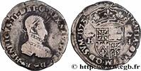 FRANKREICH Demi-teston NAVARRE-BEARN - HENRY III Morlaàs 1573 (24mm, 4,35g, 3h) -