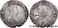 FRANKREICH Franc KINGDOM OF NAVARRE - HENRY III Pau 1579 (34mm, 13,86g, 1h) -