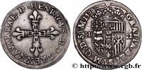 FRANKREICH Quart d'écu NAVARRE-BEARN - HENRY III Pau 1588 (29,5mm, 9,61g, 9h) -