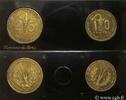 FRANZÖSISCHE WESTAFRIKA - TOGO Boîte d’essais de 10 et 25 Francs ESSAI FRANZÖSISCHE WESTAFRIKA - TOGO Paris 1957 (mm, g, h) -
