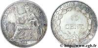 FRANZÖSISCHE-INDOCHINA 10 Centièmes FRANZÖSISCHE-INDOCHINA Paris 1911 (19mm, g, 6h) -