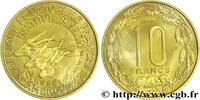 FRANZÖSISCHE EQUATORIAL AFRICA - KAMERUN Essai de 10 Francs FRANZÖSISCHE EQUATORIAL AFRICA - KAMERUN Paris 1958 (23,5mm, g, 6h) -