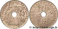 FRANZÖSISCHE-INDOCHINA 1 Centième FRANZÖSISCHE-INDOCHINA Paris 1938 (26mm, g, 6h) -