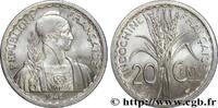 FRANZÖSISCHE-INDOCHINA 20 Centièmes FRANZÖSISCHE-INDOCHINA Beaumont-le-Roger 1945 (27mm, g, 6h) -