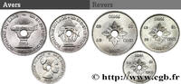 LAOS Lot de 3 monnaies 10, 20 et 50 Cents LAOS Paris 1952 (mm, g, 6h) -