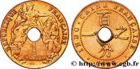 FRANZÖSISCHE-INDOCHINA 1 Centième FRANZÖSISCHE-INDOCHINA Poissy 1923 (26mm, g, 6h) -