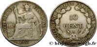 FRANZÖSISCHE-INDOCHINA 10 Centièmes FRANZÖSISCHE-INDOCHINA Paris 1912 (19mm, 2,69g, 6h) -