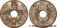 FRANZÖSISCHE-INDOCHINA 5 Centièmes FRANZÖSISCHE-INDOCHINA Paris 1937 (24mm, g, h) -