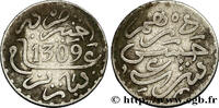 MAROKKO 1 Dirham Hassan I an 1309 MAROKKO Paris 1891 (17mm, 2,75g, 12h) -