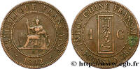 FRANZÖSISCHE-INDOCHINA 1 Centième FRANZÖSISCHE-INDOCHINA Paris 1892 (31mm, g, 6h) -