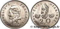 NEUE HEBRIDEN (VANUATU ab 1980) 20 Francs NEUE HEBRIDEN (VANUATU ab 1980) Paris 1973 (28,5mm, 10g, 6h) -