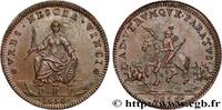 FRANKREICH PERONNE, refrappe PICARDIE - NOBLESSE ET VILLES 1656 (28,5mm, 8,87g, 12h) -