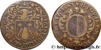 FRANKREICH H. POUTET, échevin de Metz NOBLESSE DE LORRAINE 1683 (24,5mm, 4,49g, 6h) -