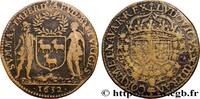 FRANKREICH Chambre des Comptes du Berry BERRY - Villes et Noblesse 1632 (27mm, 6,66g, 6h) -
