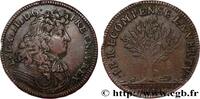 FRANKREICH Louis XIV CHAMBRE DU TRÉSOR ROYAL 1674 (26mm, 5,33g, 6h) -