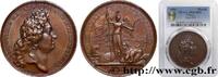 FRANKREICH Médaille, Défaite des corsaires de Tripoli LOUIS XIV LE GRAND ou LE ROI SOLEIL 1681 (41mm, non connug, 12h) -