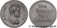 FRANKREICH Médaille, Armand Barbès DEUXIÈME RÉPUBLIQUE 184 (39,5mm, 33,69g, 6h) -
