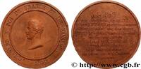 FRANKREICH Médaillon en terre cuite, Pont de Saint-Médard en PONTS 33 - Bordeaux 1826 (91mm, 88,45g, 12h) -