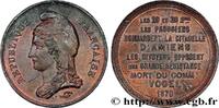 FRANKREICH Médaille, Bombardement de la citadelle d’Amiens GUERRE DE 1870-1871 1870 (45mm, 44,48g, 12h) -