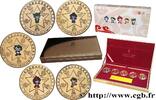 FRANKREICH Coffret de 5 médailles, Jeux Olympiques, Dreams co JEUX OLYMPIQUES Chine, Beijing 2008 (40mm, 892,48g, 12h) -