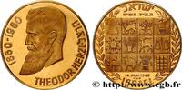FRANKREICH Médaille, Théodore Herzl ISRAËL (1948) (36mm, 15,68g, 12h) -