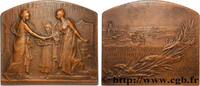 FRANKREICH Plaquette, Exposition Universelle EXPOSITIONS UNIVERSELLES Belgique, Liège 1905 (63,5mm, 152,19g, 12h) -