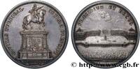 FRANKREICH Médaille, Construction de la Place Royale et de la LOUIS XV DIT LE BIEN AIMÉ 33 - Bordeaux 1733 (59,5mm, 126,24g, 12h) -