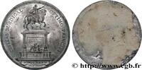 FRANKREICH Médaille, Statue équestre de Louis XV, tirage unif LOUIS XV DIT LE BIEN AIMÉ 33 - Bordeaux 1732 (59mm, 20,98g, 12h) -