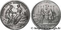 FRANKREICH Médaille, Mariage de Louis XV, Rosières de Canon, LOUIS XV DIT LE BIEN AIMÉ (1725) (41,5mm, 30,70g, 12h) -