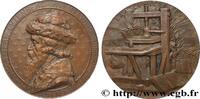 FRANKREICH Médaille, Jean Gutenberg, inventeur de l’imprimeri IMPRIMERIE ET PAPETERIE n.d. (75mm, 214,29g, 12h) -