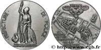 FRANKREICH Médaille, Préfecture de police, 150e anniversaire POLICE ET GENDARMERIE Monnaie de Paris (1950) (68mm, 194,11g, 12h) -