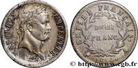 FRANKREICH Demi-franc Napoléon Ier tête laurée, Empire frança GESCHICHTE FRANKREICHS Paris 1814 (18mm, 2,50g, 6h) -