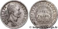 FRANKREICH Demi-franc Napoléon Ier tête laurée, République fr GESCHICHTE FRANKREICHS Limoges 1808 (18mm, 2,49g, 6h) -