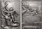 FRANKREICH Plaquette, Exposition Universelle Internationale EXPOSITIONS UNIVERSELLES 75 - Paris 1900 (50,5mm, 37,17g, 12h) -