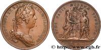 FRANKREICH Médaille, Préliminaires de Paix LOUIS XV DIT LE BIEN AIMÉ 1727 (41mm, 31,67g, 12h) -