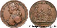 FRANKREICH Médaille, Promotion de chevaliers de l’Ordre du Sa LOUIS XV DIT LE BIEN AIMÉ 1724 (41mm, 34,12g, 12h) -