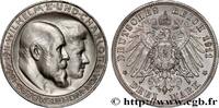 ALLEMAGNE - ROYAUME DE WURTTEMBERG - GUILLAUME II 3 Mark, Willem II et Charlotte ALLEMAGNE - ROYAUME DE WURTTEMBERG - GUILLAUME II 1911 (33mm, 16,68g, 6h) -