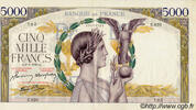 FRANKREICH 5000 Francs VICTOIRE Impression à plat FRANKREICH 5000 Francs VICTOIRE Impression à plat 1942 VZ+ -