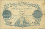 FRANKREICH 25 Francs type 1870 - Paris FRANKREICH 25 Francs type 1870 - Paris 1870 S -