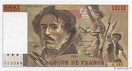 FRANKREICH 100 Francs DELACROIX imprimé en continu FRANKREICH 100 Francs DELACROIX imprimé en continu 1993 fST+ -