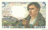 FRANKREICH 5 Francs BERGER FRANKREICH 5 Francs BERGER 1943 fST -