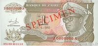 ZAÏRE 1 Nouveau Likuta Spécimen 1993 fST+