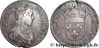 FRANKREICH Écu, portrait à la mèche longue LOUIS XIV THE SUN KING Toulouse 1647 (38,5mm, 26,94g, 6h) -