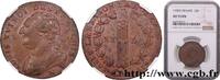 FRANKREICH 12 deniers dit au faisceau, type FRANCOIS LOUIS XVI Lyon 1792 (29,5mm, g, 6h) -