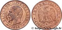 FRANKREICH Cinq centimes Napoléon III, tête nue ZWEITES KAISERREICH Paris 1854 (25mm, 5,05g, 6h) -